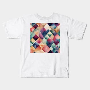 Watercolor Geometric Kids T-Shirt